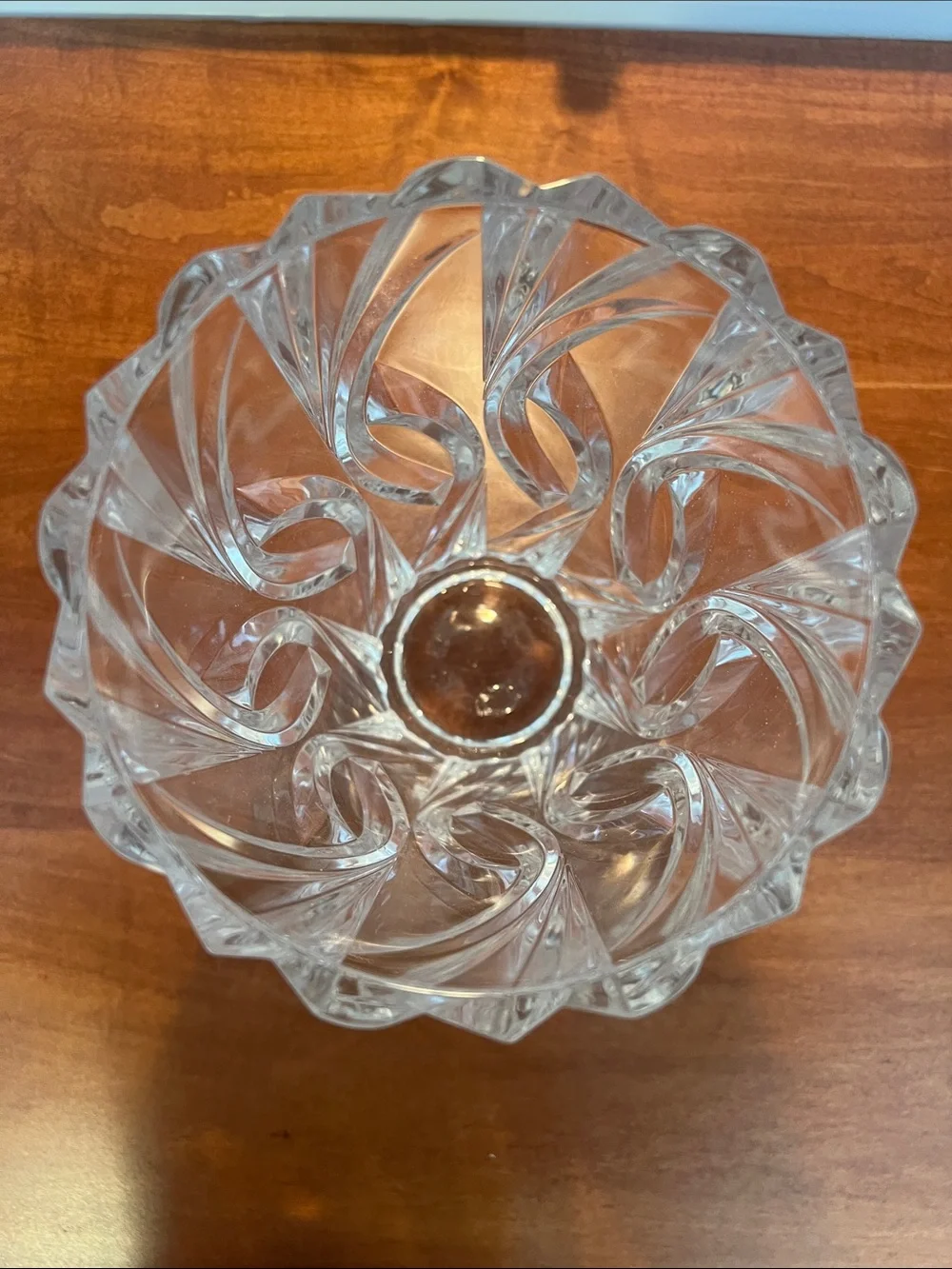Large Crystal Vase